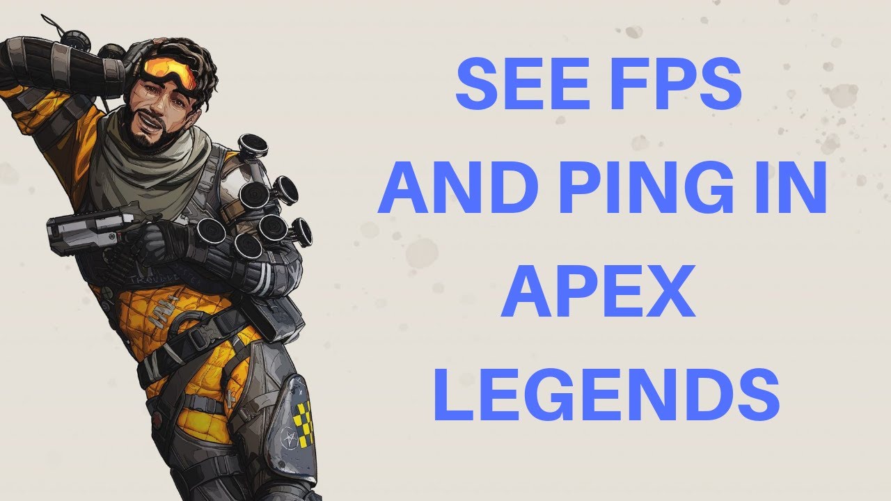 How to see internet ping in apex legends